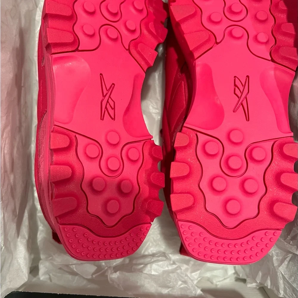 “HOT PINK CARDI B REEBOK GYM SHOES” - Picture 2 of 5